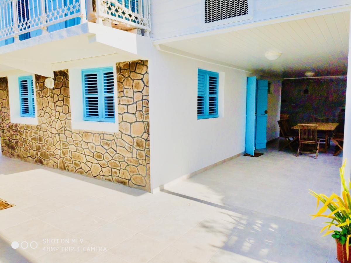Location Maison Bleue Avec Piscine Privative Au Carbet Martinique Le Carbet Eksteriør billede